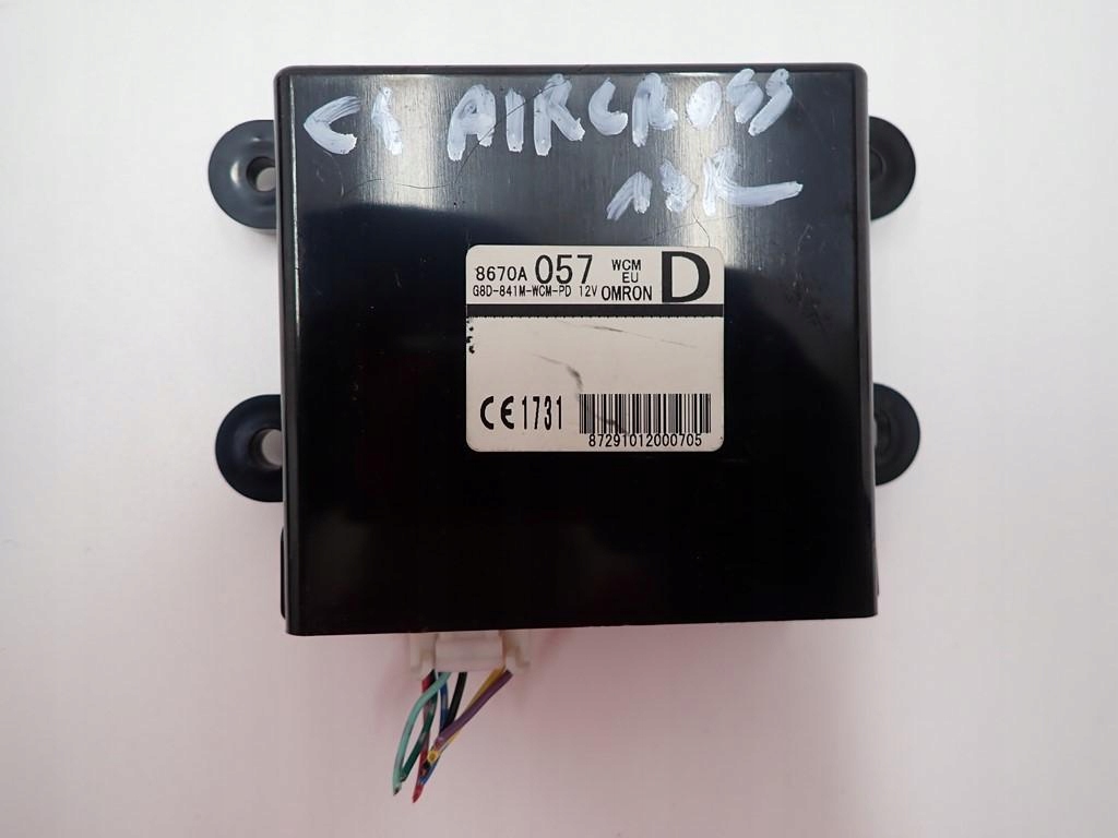 фото №1, Модуль блок управления 8670a057 citroen c4 aircross 13r