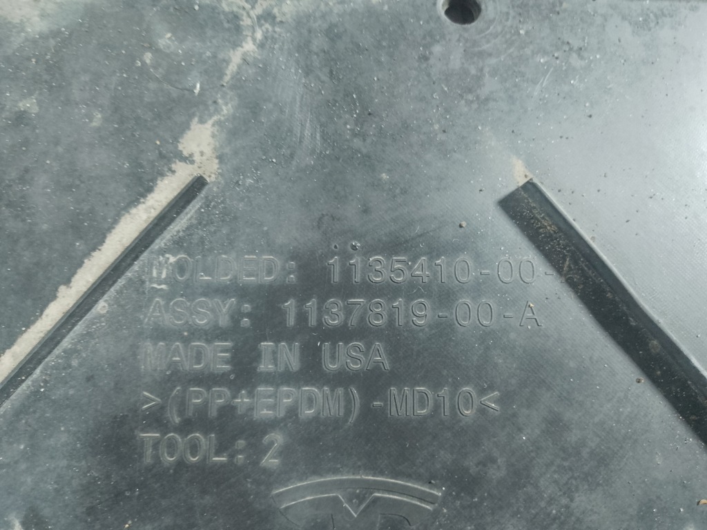 фото №6, Tesla 3 lift 20- захист плита pod бампер 1135410-00