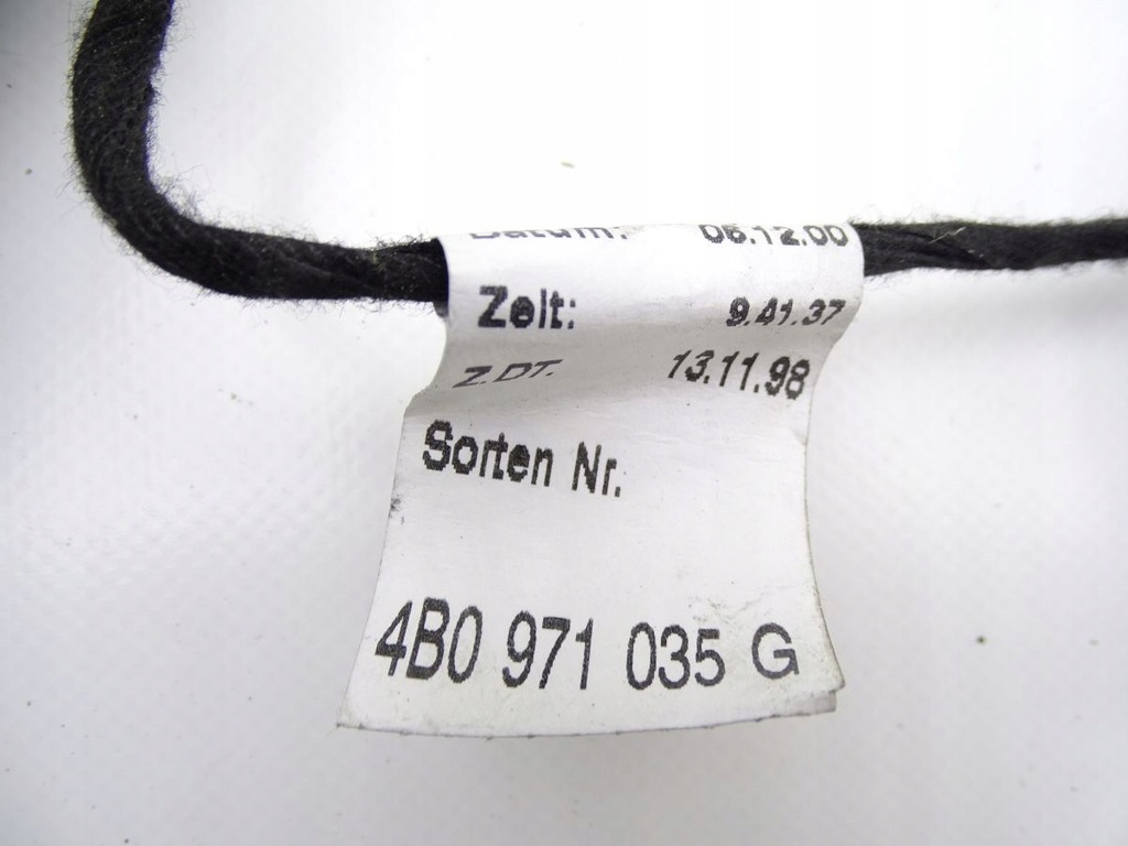 фото №7, Audi a6 c5 97-04 джгут електропроводка двері правий задня 4b0971035