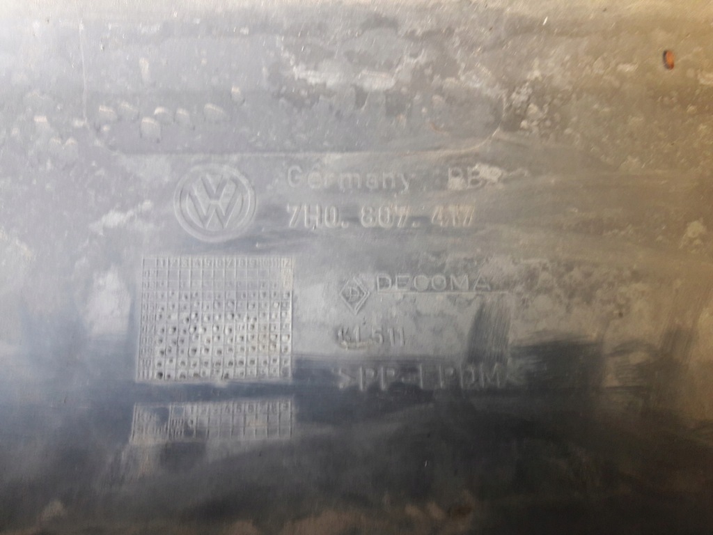 фото №10, 7h0807417 бампер задняя vw transporter t5 szary