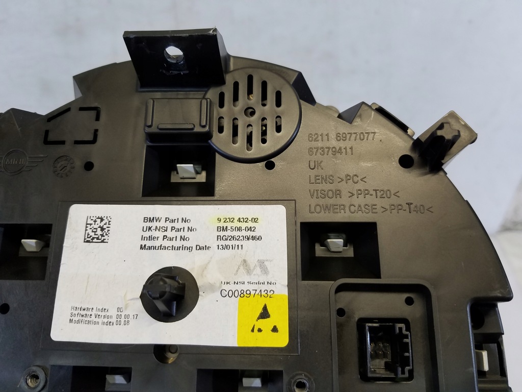 фото №3, Счетчик приборная панель mini cooper r56 9232432