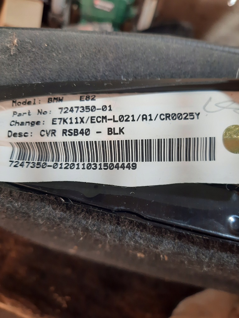 фото №5, Заднее сиденье спинка задняя bmw 1 e82 кожа 7247350-01