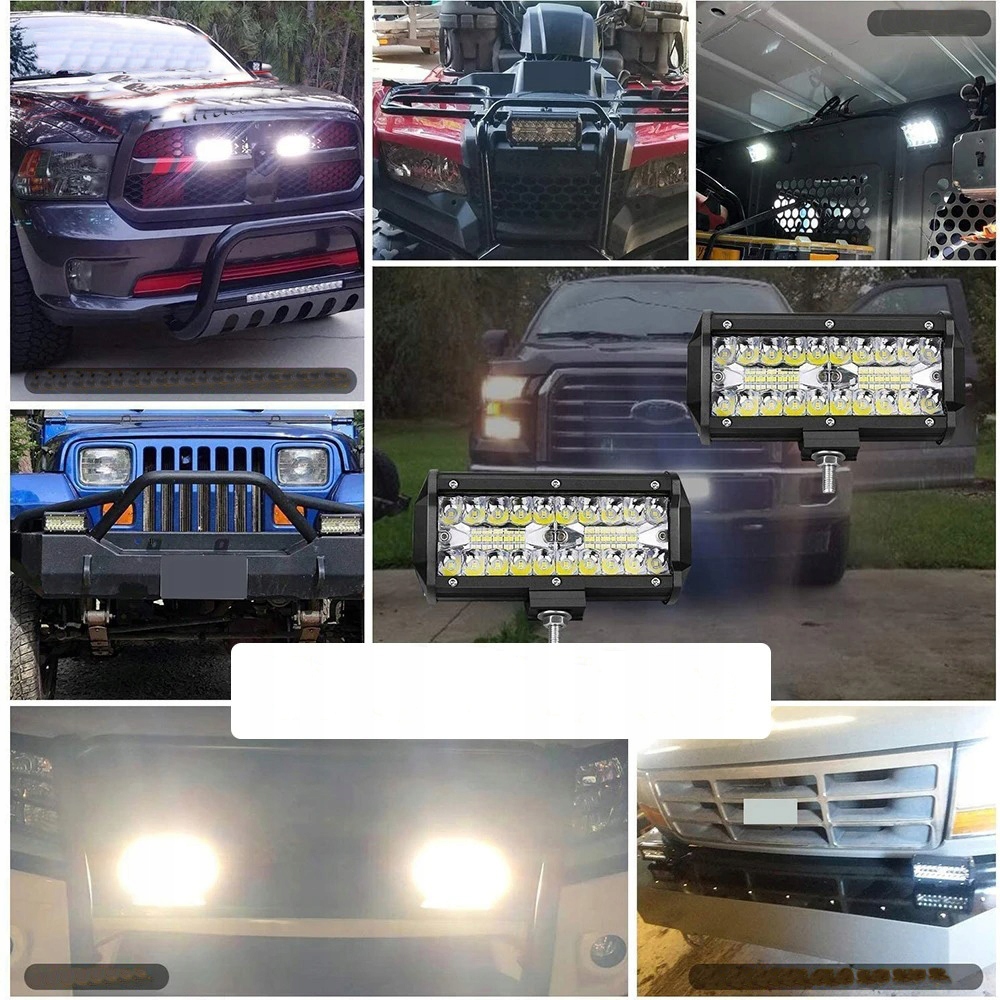 фото №11, Посилена лампа робоча led 120w протитуманна фара автомобільний фара прожектор 12v 24v