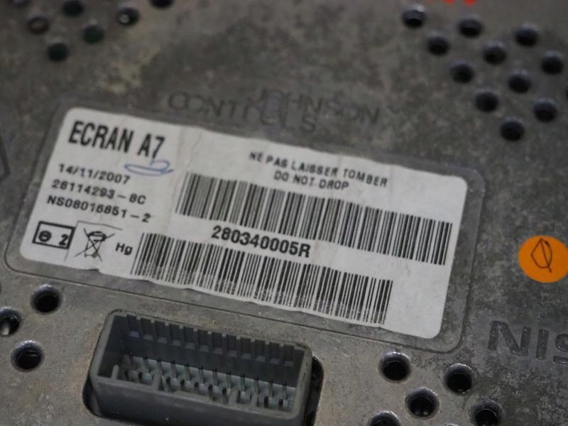 фото №3, Дисплей навигации renault laguna iii