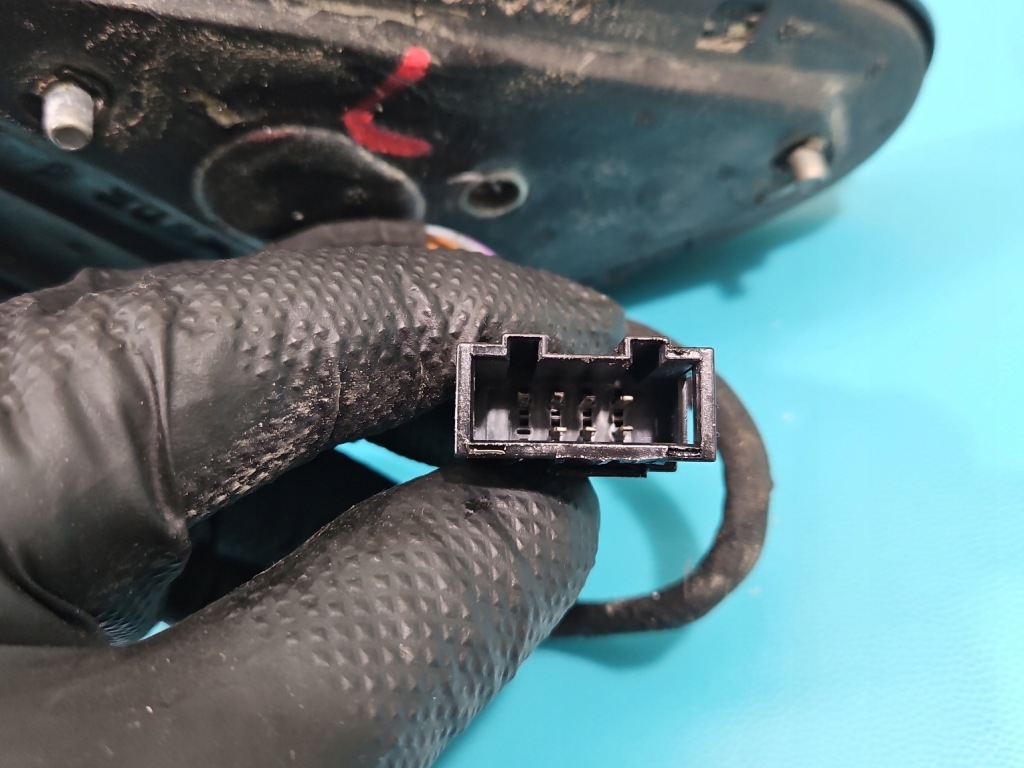 фото №10, Зеркало левая 7 pin seat leon i toledo ii серебристый europa