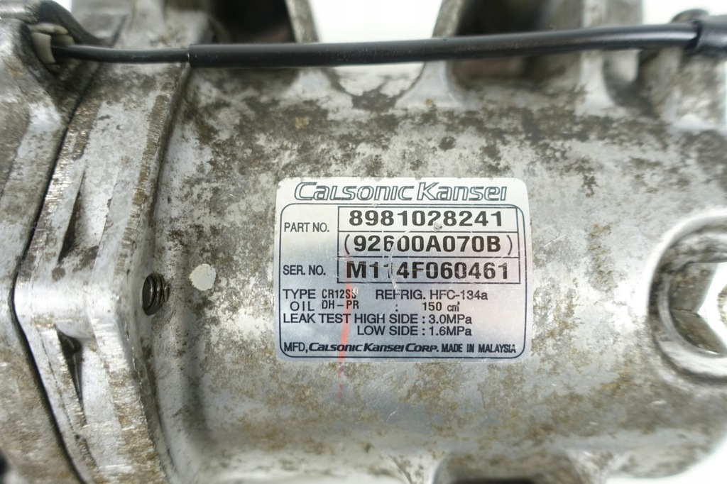 фото №6, Компресор кондиціонер компресор кондиціонера isuzu d-max 2 ii 2.5 d 8981028241