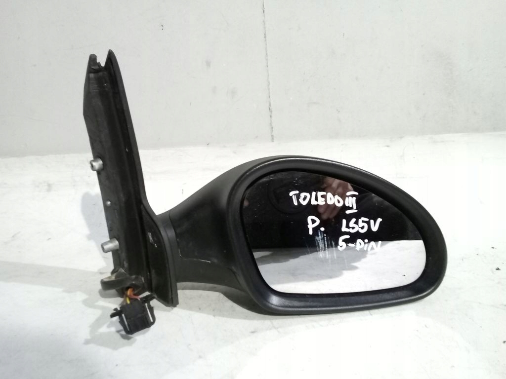 фото №6, Seat toledo iii 3 зеркало правое elektr 5 pin ls5v