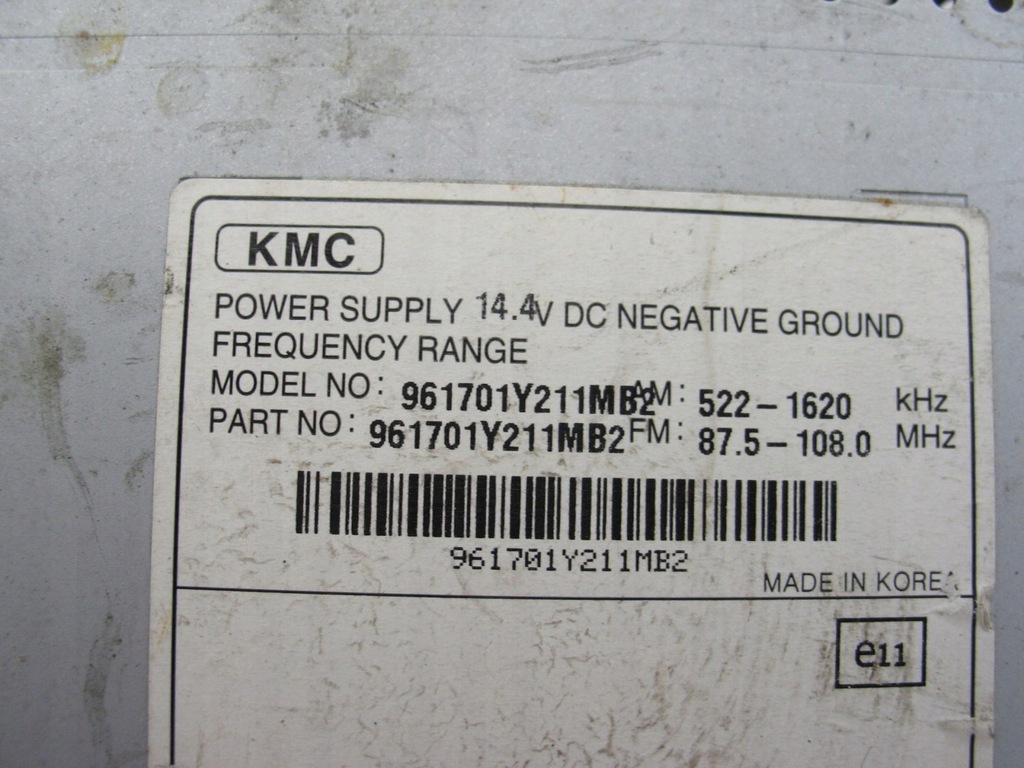 фото №6, Радіо заводський mp3 bluetooth picanto 961701y211