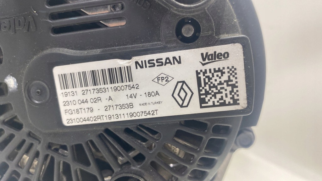 Новый valeo генератор renault dacia 1.5 dci 180a Цена