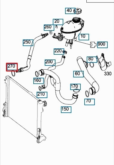 фото №6, Mercedes benz e w212 шланг вентиляционный a2125010525 оригинальный