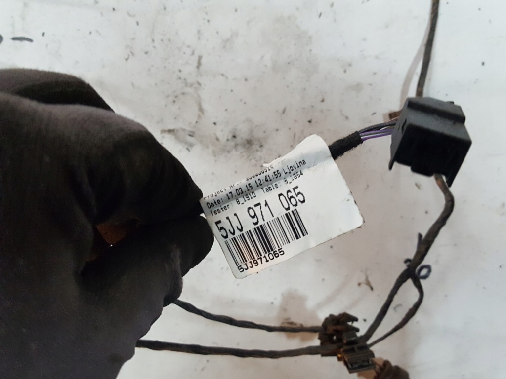 фото №2, Skoda rapid 12r- spaceback электропроводка pdc задняя