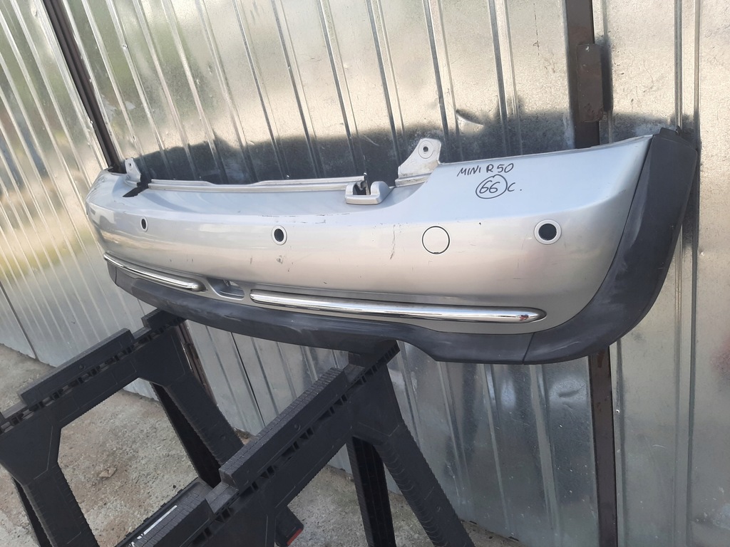 фото №10, Бампер задняя задний pod датчики pdc mini cooper r52 cabrio серебристый