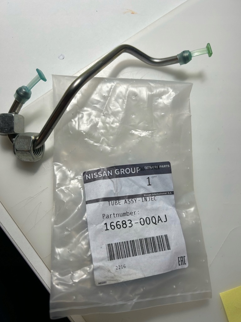 фото №1, Шланг живлення пального koleos 2.0 dci m9r 16683-00qaj