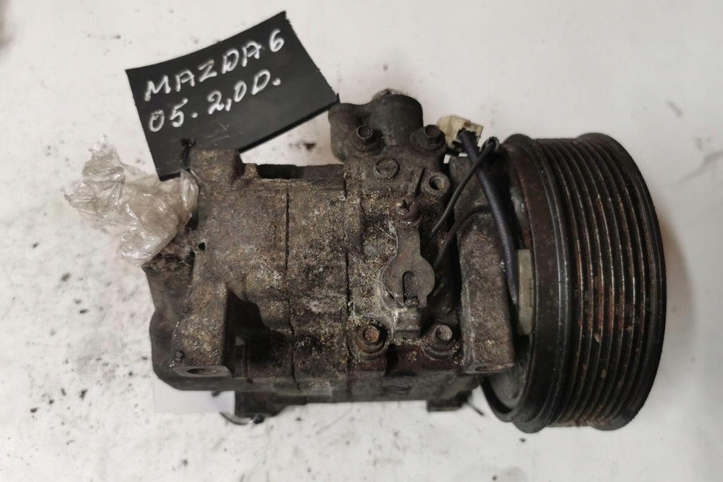 фото №6, Компресор кондиціонера mazda 6 estate gh h12a1ae4dc 2.0l дизель 120kw