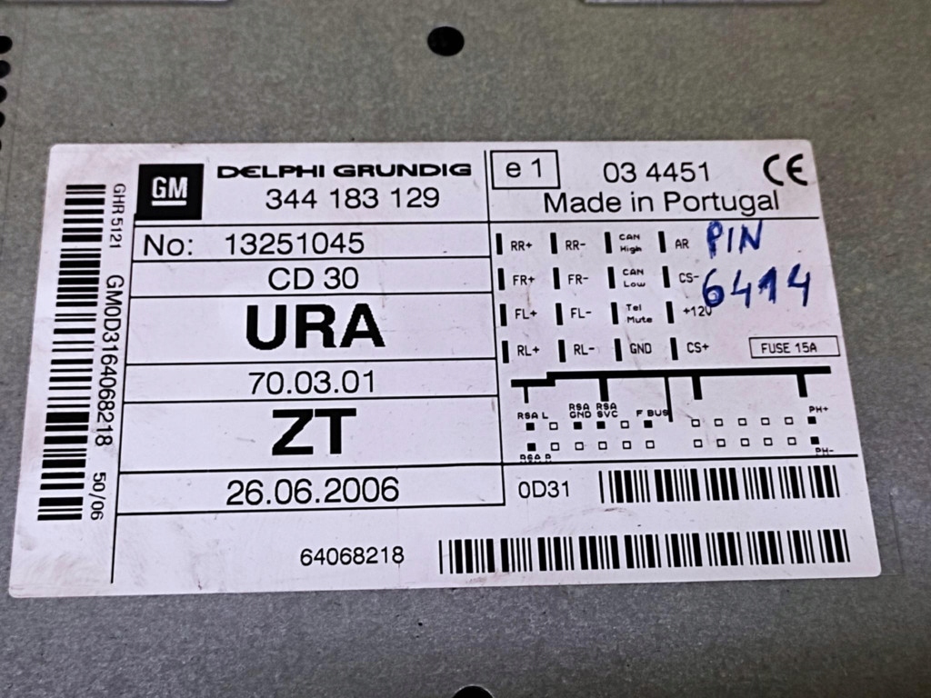 фото №7, Opel astra h радио 13251045