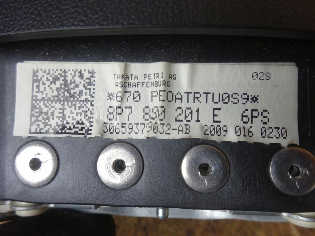 фото №7, Audi a3 8p lift 08-12 подушка воздушная подушка безопасности водителя 8p7880201e