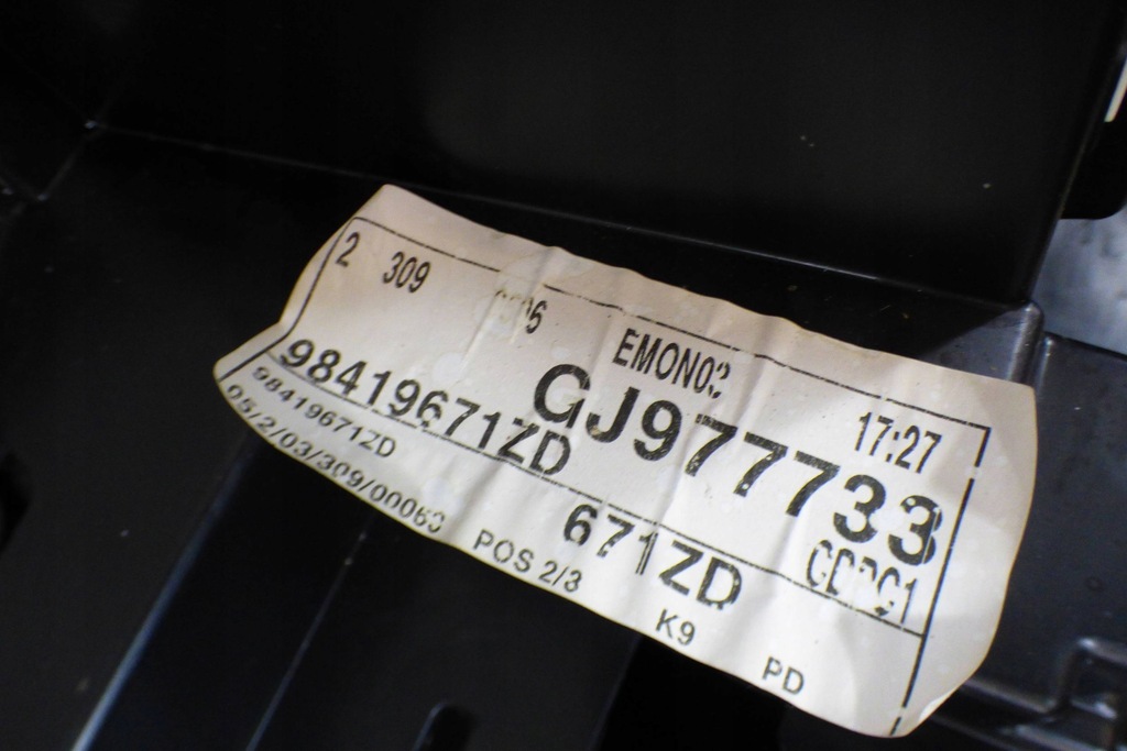 фото №7, Панель приладів консоль оригінал stbdb toyota proace city berlingo iv partner rifter