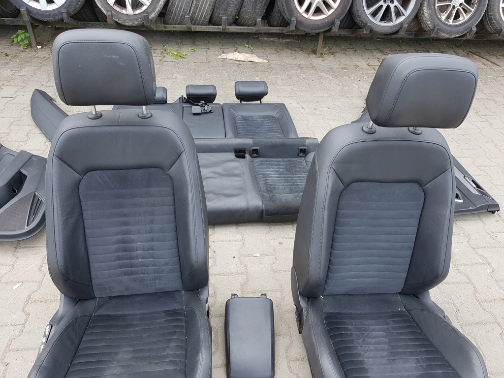 фото №6, Vw passat b8 14-18r sedan сидіння заднє сидіння alcantara