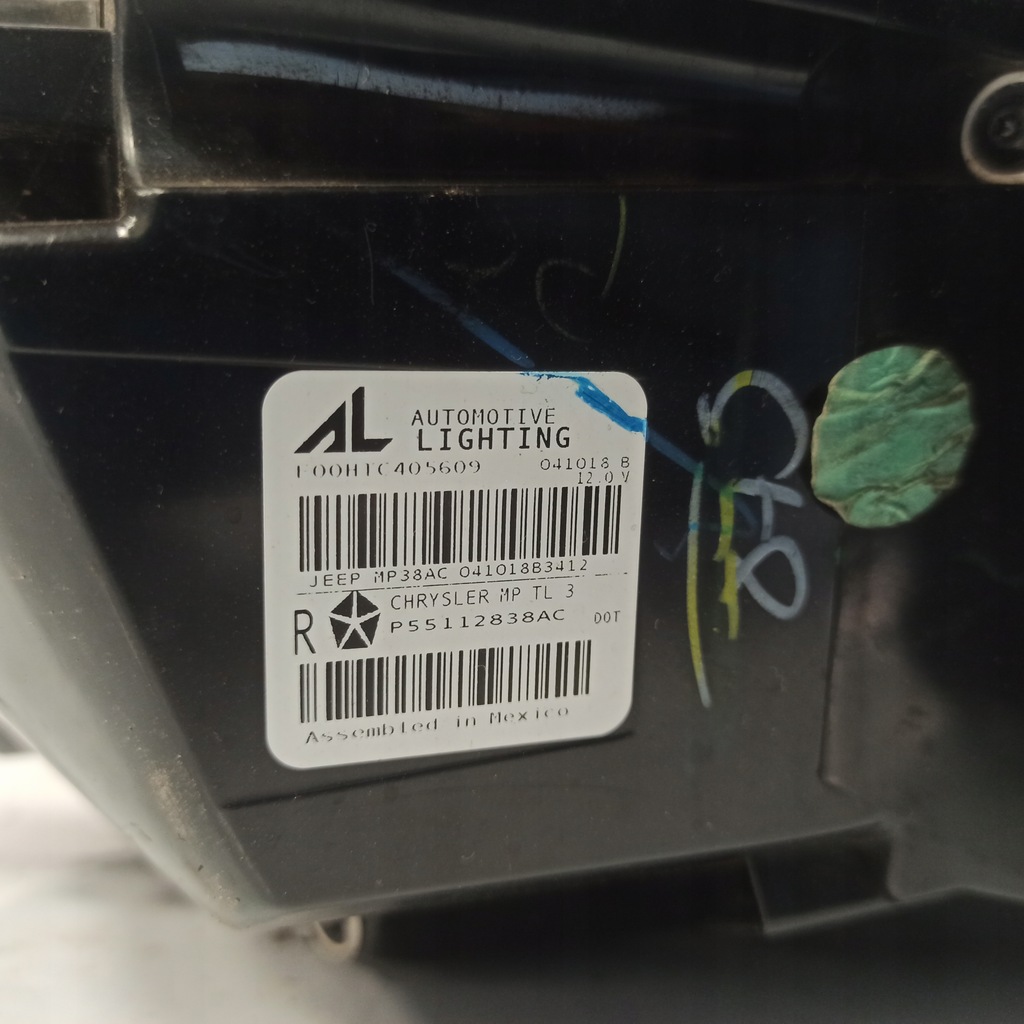 фото №10, Jeep compass 2017-2021 лампа правый задняя правая задняя led 55112838ac