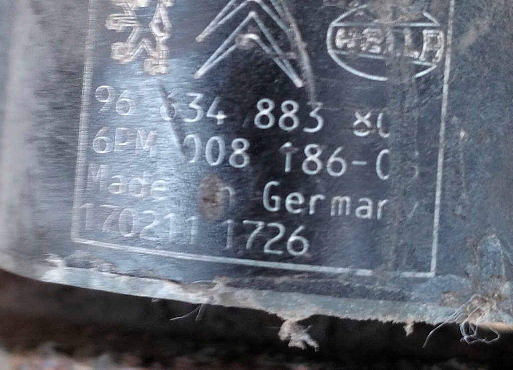 фото №8, Датчик выравнивание света правый задняя ксенон citroen c5 iii x7 9663488380