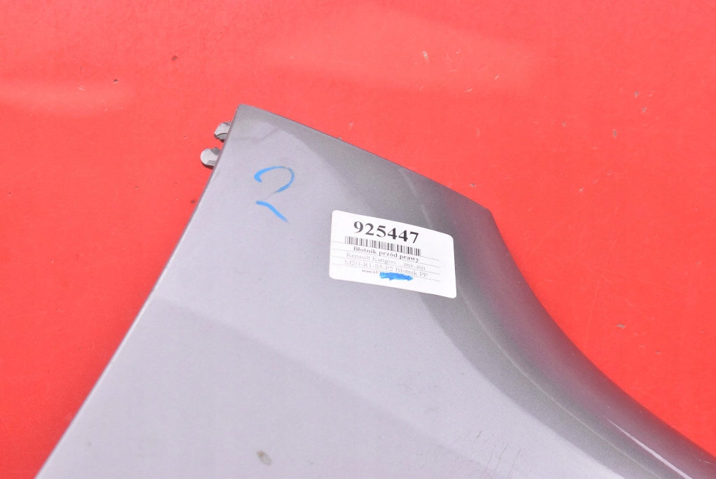 фото №3, Крила правий перед передній szary renault kangoo 2 ii 13-21