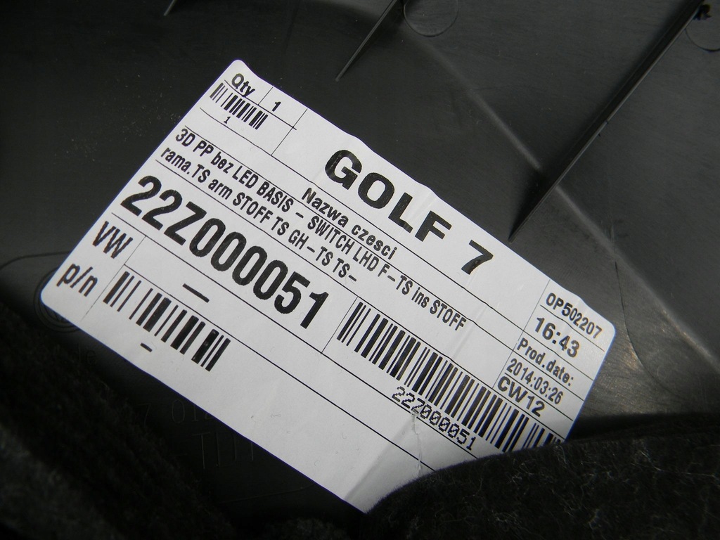 фото №8, Vw golf 7 5g3 обшивки двері led хетчбек 3двері