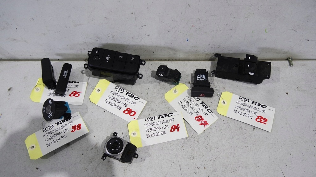 фото №1, Панель кнопка кнопки hyundai i10 ii lift