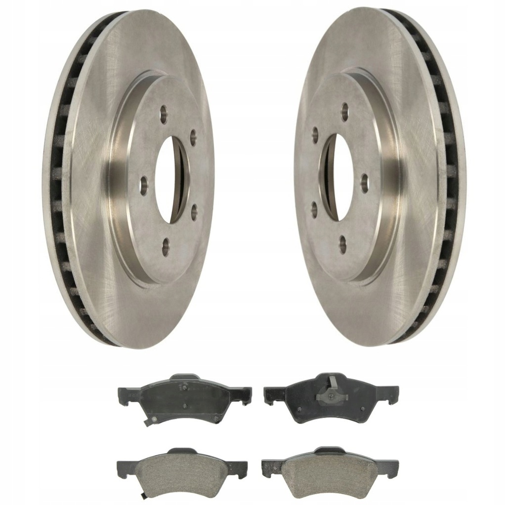 фото №1, Тормозные диски + тормозные колодки перед dodge caravan 3.3 2000-07