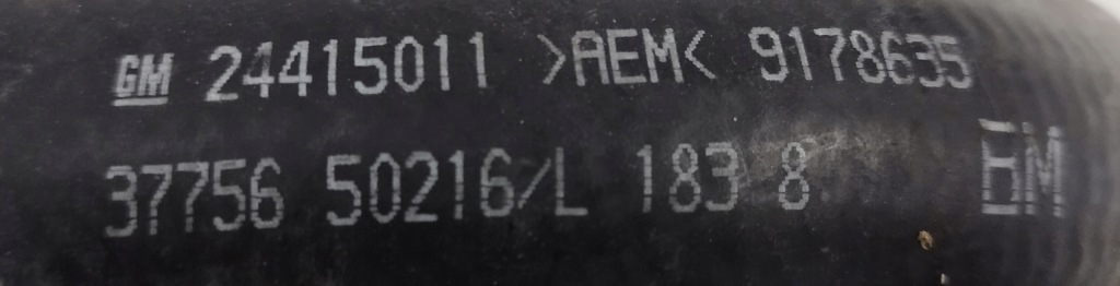 Opel vectra c 2.2 труба патрубок шланг інтеркулер 9178635 Оригінал