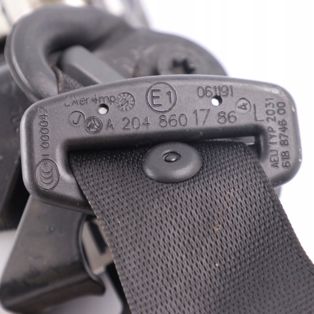 Mercedes w204 ремінь безпеки перед лівий чорний a2048601786 Доставка