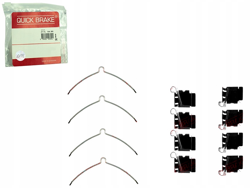 фото №1, Набір монтажний гальмівних колодок перед lexus gs is i is sportcross sc toyota