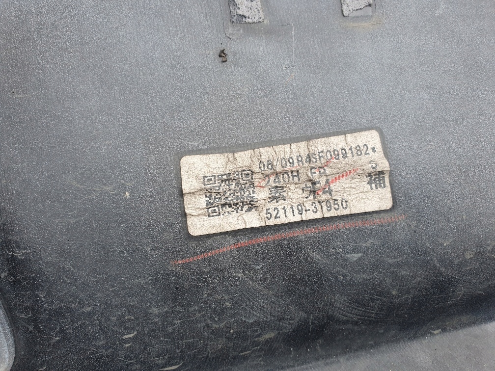 фото №9, Lexus es vii 18- бампер передній перед омивачі pdc