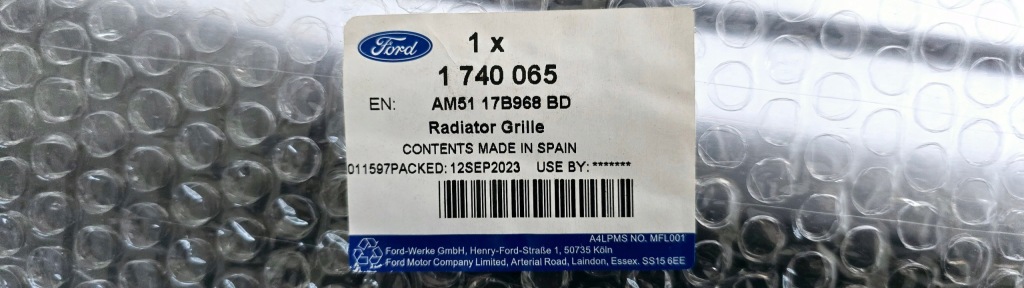 фото №12, Решётка радиатора решётка радиатора бампера перед ford c-max mk2 2010-15