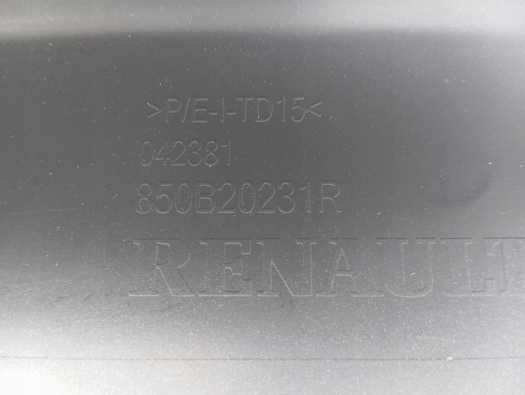 фото №5, Бампер задня tylnt спойлер накладка renault captur 850b20231r новий оригінал