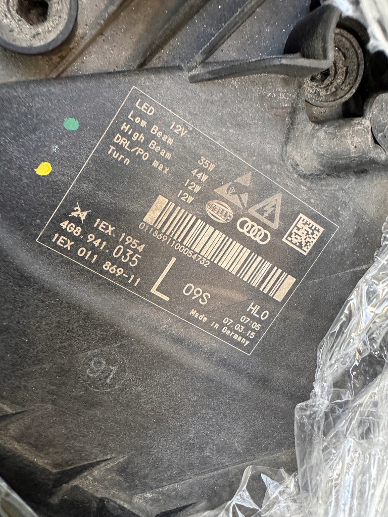 фото №16, Audi a7 lift лампа лівий перед matrix 4g8941035