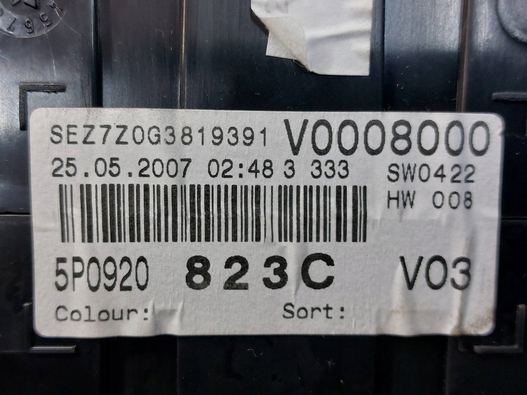 фото №8, Набор стартовый seat altea xl 1.9 tdi 03g906021pg 5p0920823c