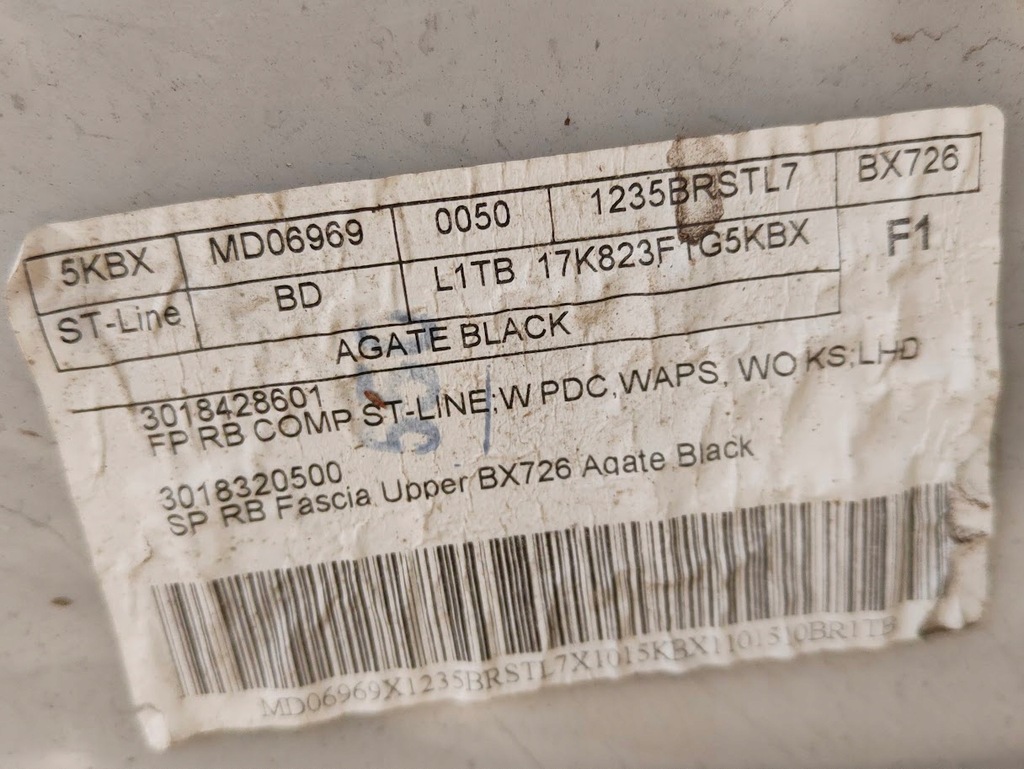 фото №10, Бампер задний ford puma mk2 ii st-line l1tb-17906-a1