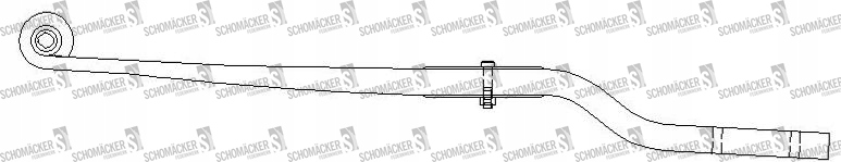 фото №1, Рессора daf o.e. 1164010, schomäcker 29441000