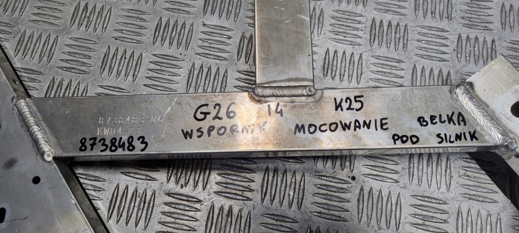 Bmw g26 i4 кронштейн кронштейн балка pod двигун 8738483 Зі Шроту