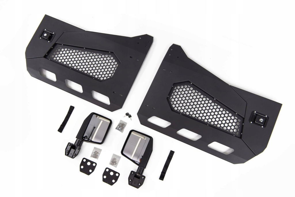 фото №13, Двері половинчасті kowbojki алюміній 5mm+ дзеркало jeep wrangler jk 07-17 4d