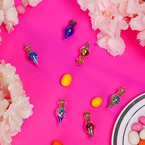 фото №8, Vous 30 sztuk mini szklanych пляшок з трос 1 5 ml owalne міцні i довговічний