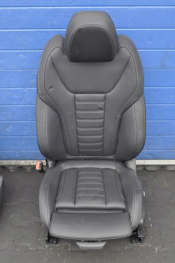 фото №12, Bmw i4 g26 сидіння заднє сидіння обшивки шкіра m-pakiet anglik 23r