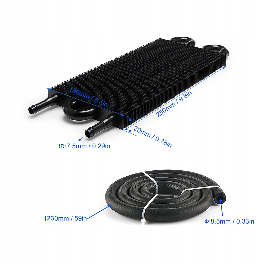 фото №16, 4 ряди алюмінієва радіатор оливи трансмісія