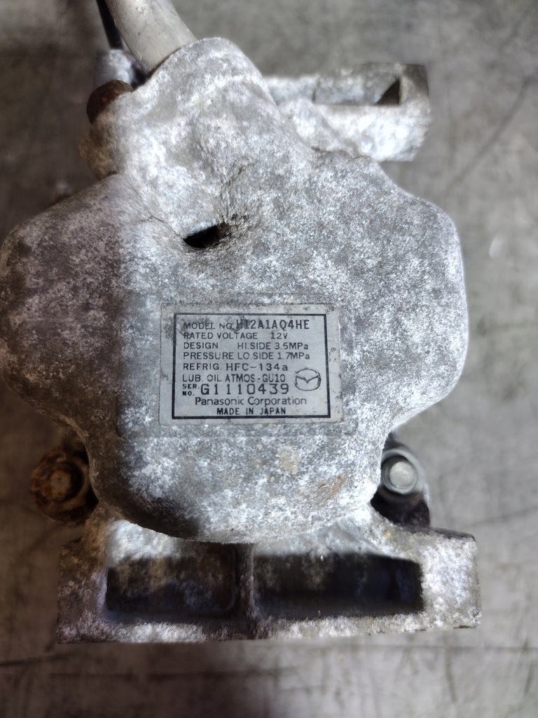 фото №7, Компресор кондиціонера h12a1qa4he mazda 6 ii