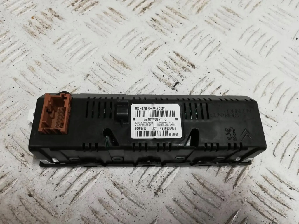 фото №2, Citroen c3 ii ds3 lift дисплей радіо 98107406xt