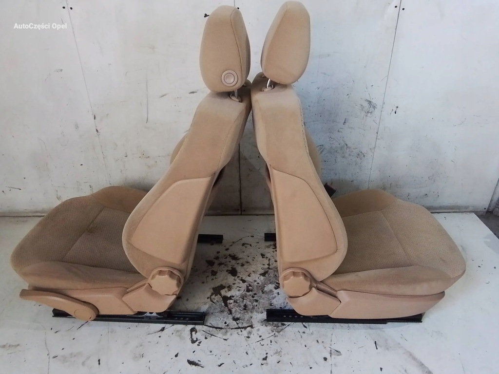 фото №7, Opel astra h комплект сидений сиденье водителя пассажира заднее сиденье beż europ