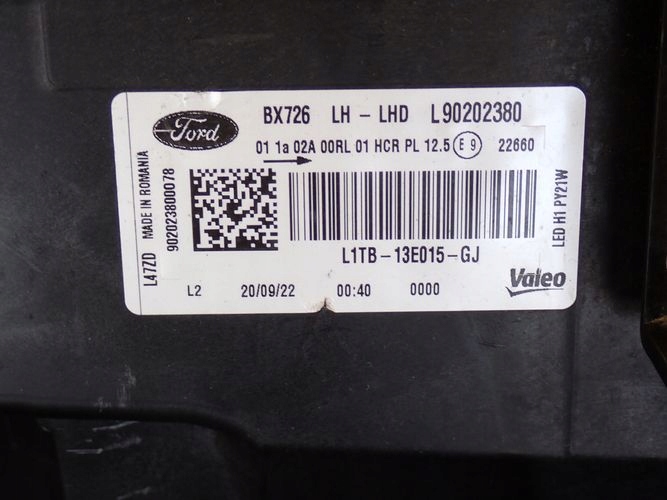 фото №8, Ford puma mk3 iii led 19- фара лівий лампа ліва l1tb-13e015-gj