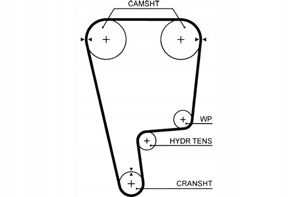 фото №2, Ремень распределительного вала gates 14400p13004 ab11135s 791338 1