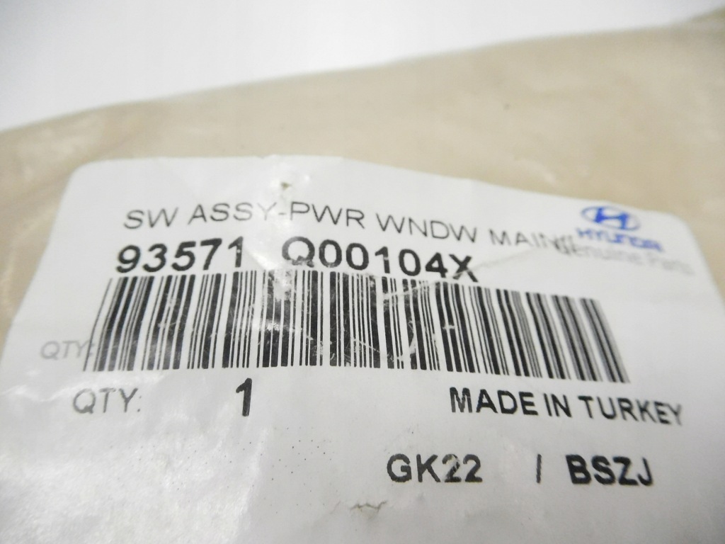 фото №8, Переключатель регулировки окон hyundai i20 iii оригинальный номер 93571 q00104x