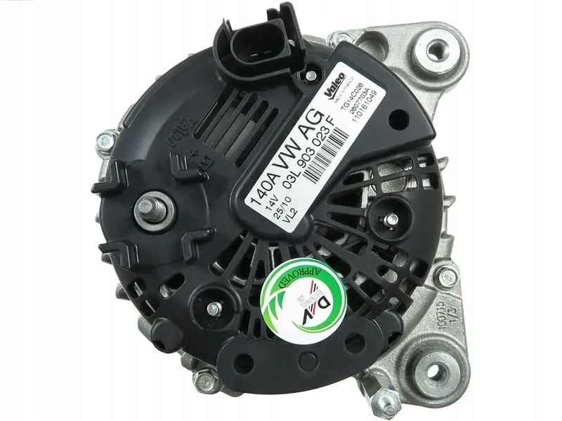 Генератор 140a a3283pr as-pl audi a3 8p/8pa/8p7 Доставка